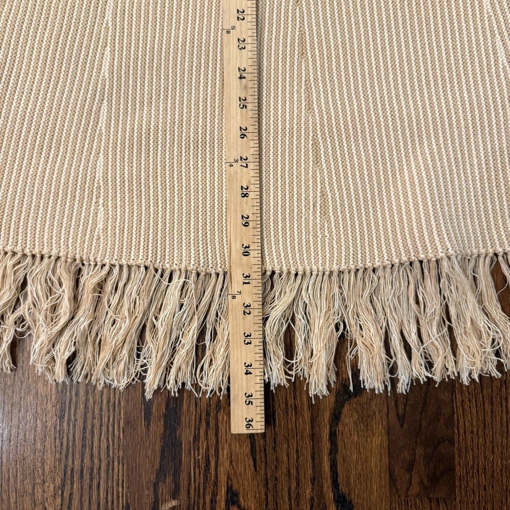 Anna Cate Blaise Ivory Knit Fringe Skirt Size L NWT - Picture 4 of 10